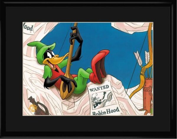 Daffy Duck as Robin Hood 11x14 Lithograph-0