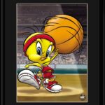 Roundball Tweety 11 x14 Lithograph-0