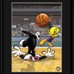 Sylvester & Tweety Basketball 11x14 Lithograph-0