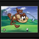 Taz Tee Off 11x14 Lithograph-0