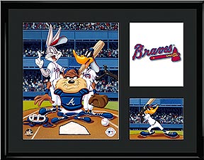 Looney Tunes Baseball 11x14 Lithograph (Available in all MLB teams)-0