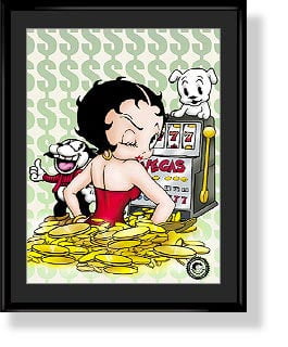 Jackpot Betty - 11x14 Lithograph-0