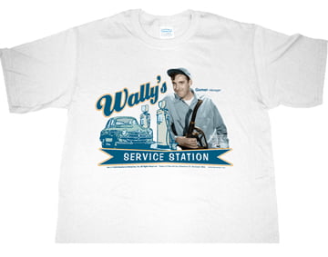 T-Shirt - Wally's Service Station-0