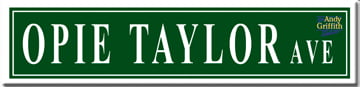 Street Sign - Opie Taylor Ave.-0