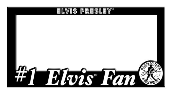 License Plate Holder - #1 Elvis Fan-0