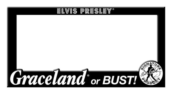 License Plate Holder -Graceland or Bust-0