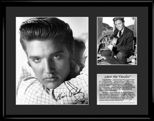 Elvis Love Me Tender -11x14 Lithograph-0