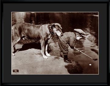 Lithograph - 11x14 Boy's Best Friend-0