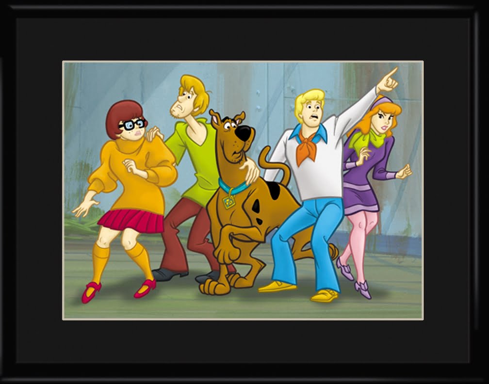 Scooby Doo and Gang Lithograph