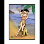 Betty Boop - Hula Girl Giclee 16x20-0