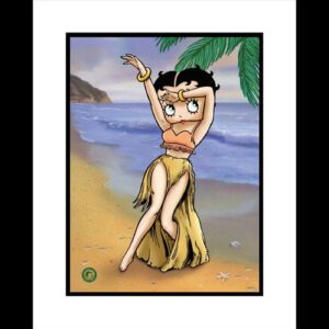 Betty Boop - Hula Girl Giclee 16x20-0