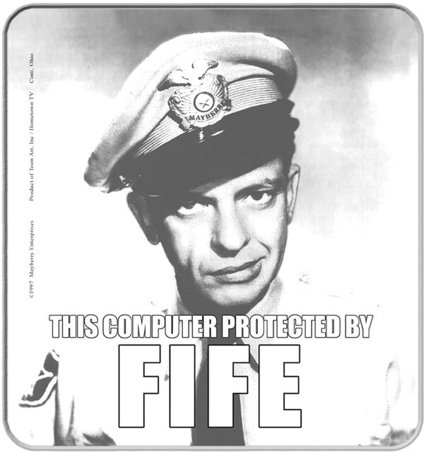 Barney Fife Mouse Pad