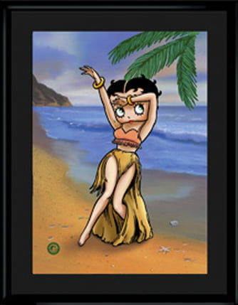 Hula Betty - 11x14 Lithograph-0