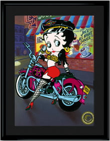 Biker Betty-11x14 Lithograph-0