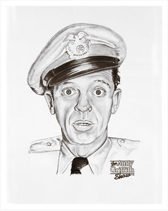 Barney Fife Lithograph Unframed-0