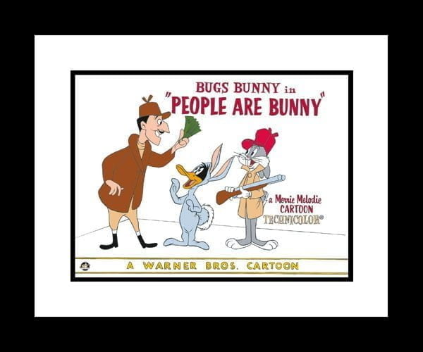 People Are Bunny 16x20 Lobby Card Giclee-0