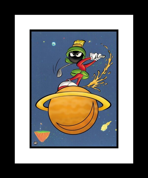 Marvin Martian Golf 16x20 Giclee-0