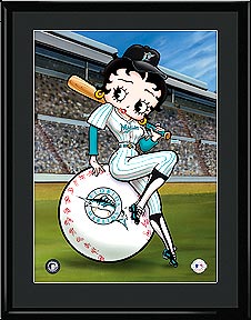 Betty on Deck - Florida Marlins