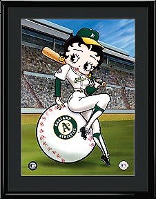 Betty on Deck - Oakland Athletics