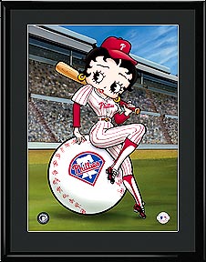 Betty On Deck - Philadelphia Phillies