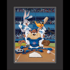 At The Plate - Toronto Blue Jays -Warner Bros. Framed Fine Art Giclee
