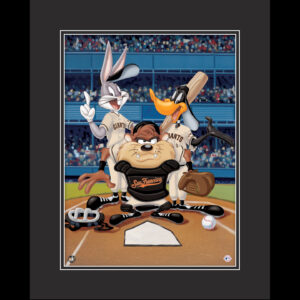 At The Plate - San Francisco Giants - Warner Bros. Framed Fine Art Giclee