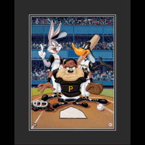 At The Plate - Pittsburgh Pirates -Warner Bros. Framed Fine Art Giclee