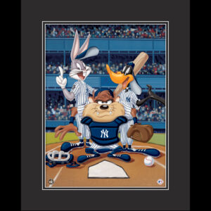 At The Plate - New York Yankees - Warner Bros. Framed Fine Art Giclee
