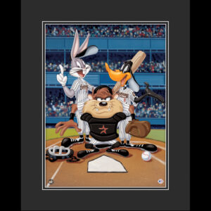 At The Plate - Houston Astros - Warner Bros. Framed Fine Art Giclee