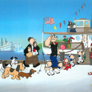 Popeye, Nephews and Gang Limited Edition Sericel - Tallstacks
