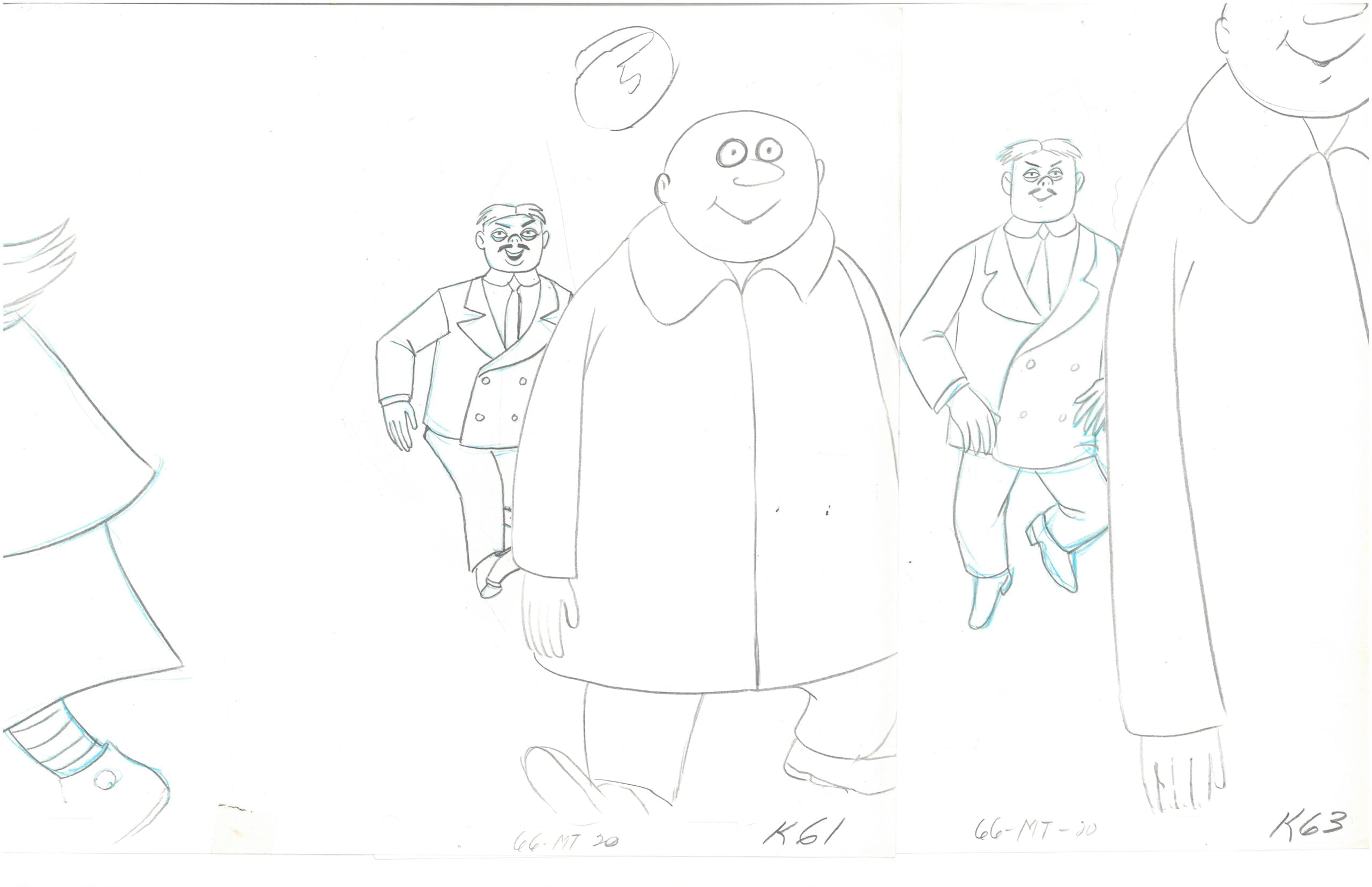 Addams Family 2 Original Production Drawings 1973 Classic Moments