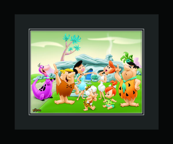 hb-flintstones-family-16x20-framed