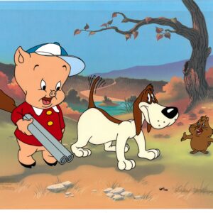 Groundhog's Day- Hand-Painted Cel Robert McKimson Cel