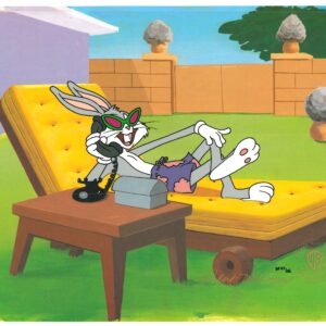 Hollywood Hare - Bugs Bunny -Robert McKimson Hand-Painted LE Cel