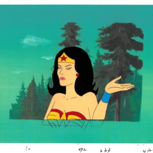 Super Friends Original Production Cel featuring Wonder Woman