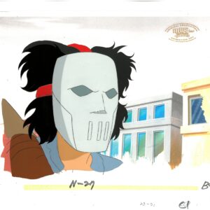 A TMNT Original Production Cel of Casey Jones (MWS Seal)