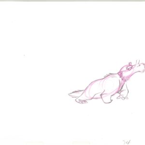 Mr. Digger - 2 Original Badger Production Drawings from the Walt Disney 1981 Movie "The Fox and the Hound" - Image 3