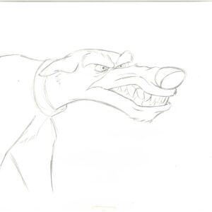 Chief - 2 Original Production Drawings from the Walt Disney 1981 Movie "The Fox and the Hound" - Image 3