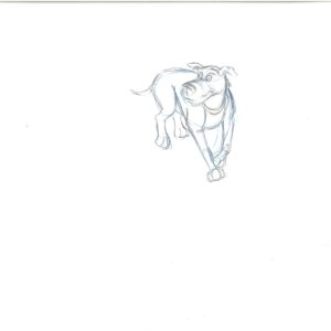 Chief - 3 Original Production Drawings from the Walt Disney 1981 Movie "The Fox and the Hound" - Image 4