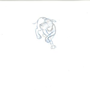 Chief - 3 Original Production Drawings from the Walt Disney 1981 Movie "The Fox and the Hound" - Image 3