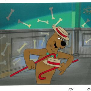 Scooby-Doo-Original Production Cel with Hanna-Barbera Seal (c. 1985)