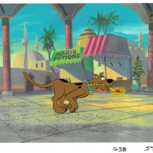 Scooby-Doo-Original Production Cel with Hanna-Barbera Seal (c. 1985)