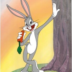 Vintage Bugs - Robert McKimson Bugs Bunny -Warner Bros. Hand-Painted L.E. Cel