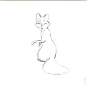 Vixey - 2 Original Production Drawings from the Walt Disney 1981 Movie "The Fox and the Hound" - Image 3