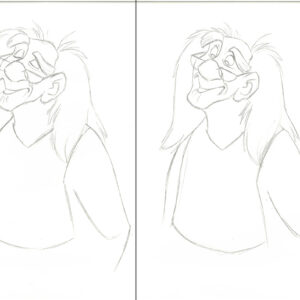 Dalben-2 Original Production Disney Drawings from the Black Cauldron (1985)