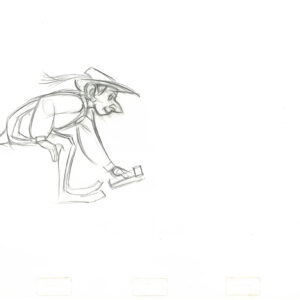 Fflewddur Fflam-2 Original Production Disney Drawings from the Black Cauldron (1985) - Image 3