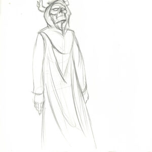 Horned King-3 Original Production Disney Drawings from the Black Cauldron (1985) - Image 4