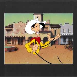Lucky Luke - Original Production Cel and Drawing (1990's)