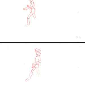 Taran-2 Original Production Disney Drawings from the Black Cauldron (1985)