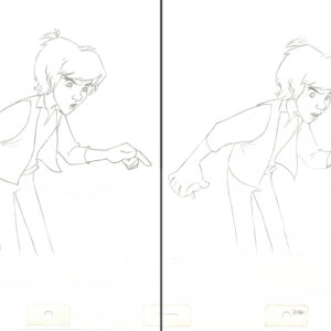 Taran-2 Original Production Disney Drawings from the Black Cauldron (1985)